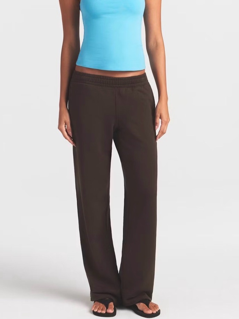 NWT Skims French Terry straight leg pant